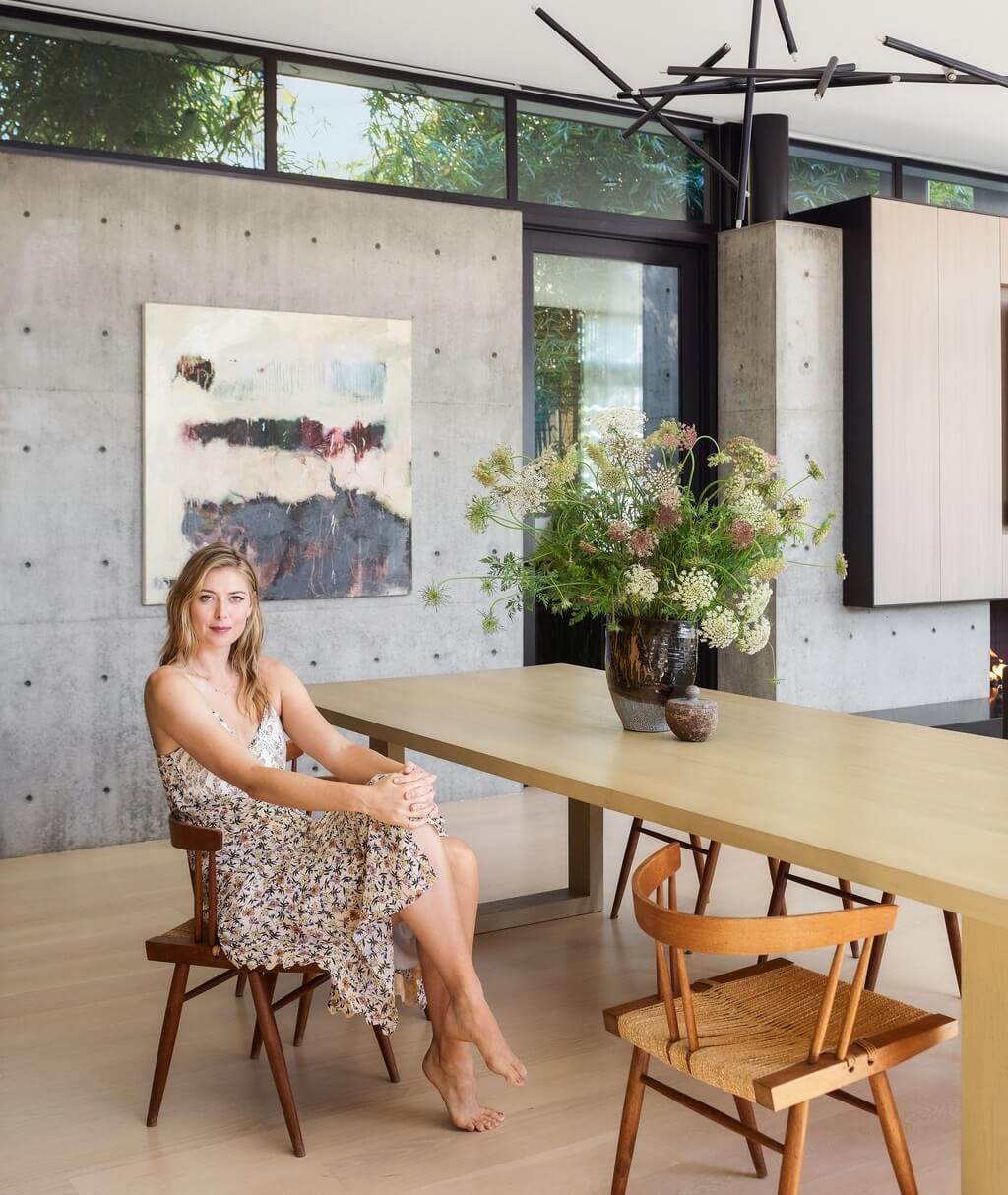 WATCH: A Sneak Peek Inside Maria Sharapova's Stunning Japanese Inspired LA Home