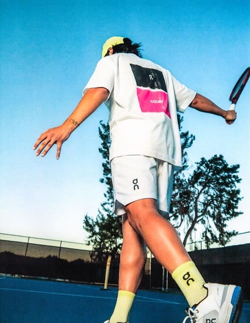 on tennis apparel collection